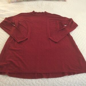 Eileen Fisher Deep Red Top